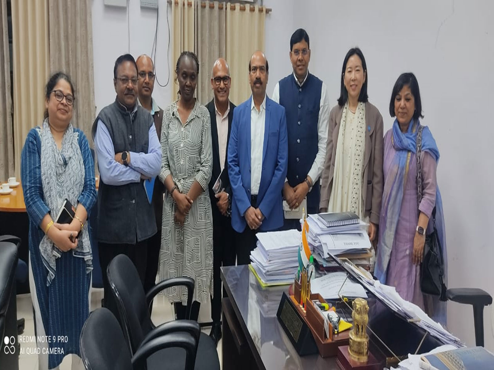 Principle Secretary, Director, DES and Foreign Delegates 